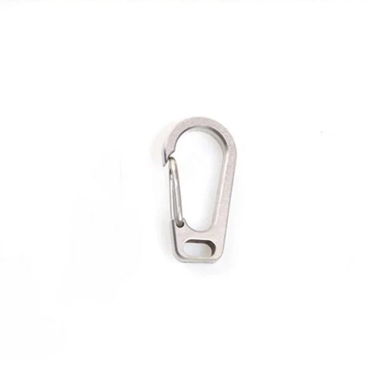EDCgear Mini Titanium Key Chain Carabiner Flashlight EDC Buckle Pendant Tool 07FC0E-D4 - KOEEK [6]