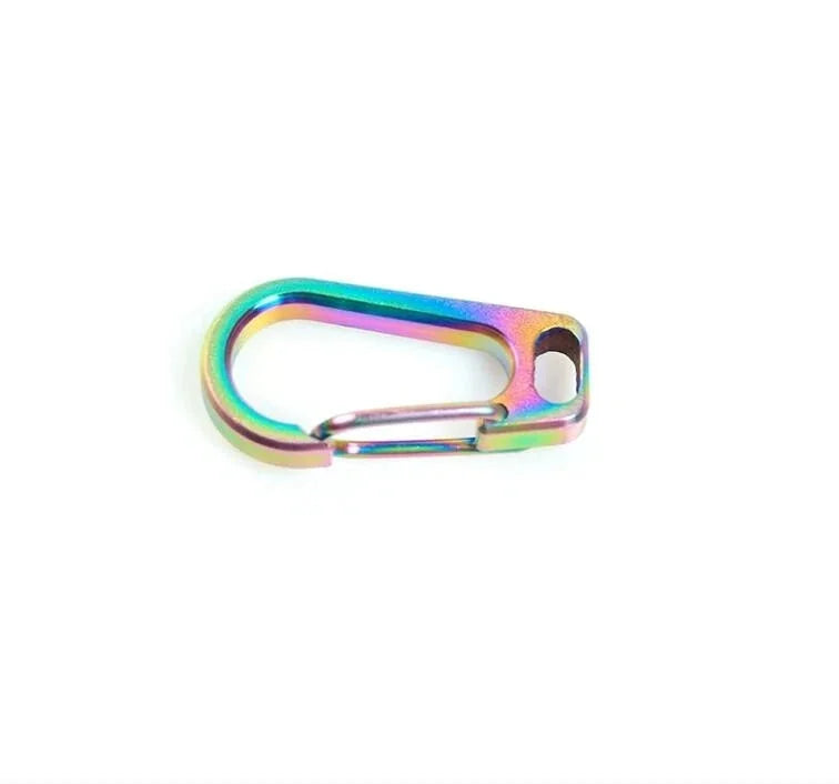 EDCgear Mini Titanium Key Chain Carabiner Flashlight EDC Buckle Pendant Tool 07FC0E-D4 - KOEEK [9]