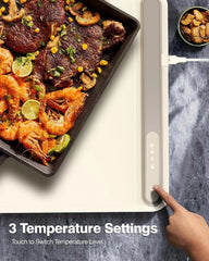 Electric Warming Tray-Full Surface HeatingRollable,Portable3Temperature Settings 07FC0E-D4 - KOEEK [3]