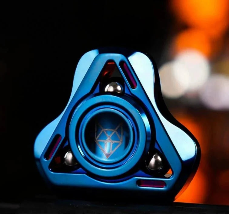 Fidget Hand Spinner Toy Silent Bearing Titanium Alloy Finger Gyro Relieve Stress 07FC0E-D4 - KOEEK [2]