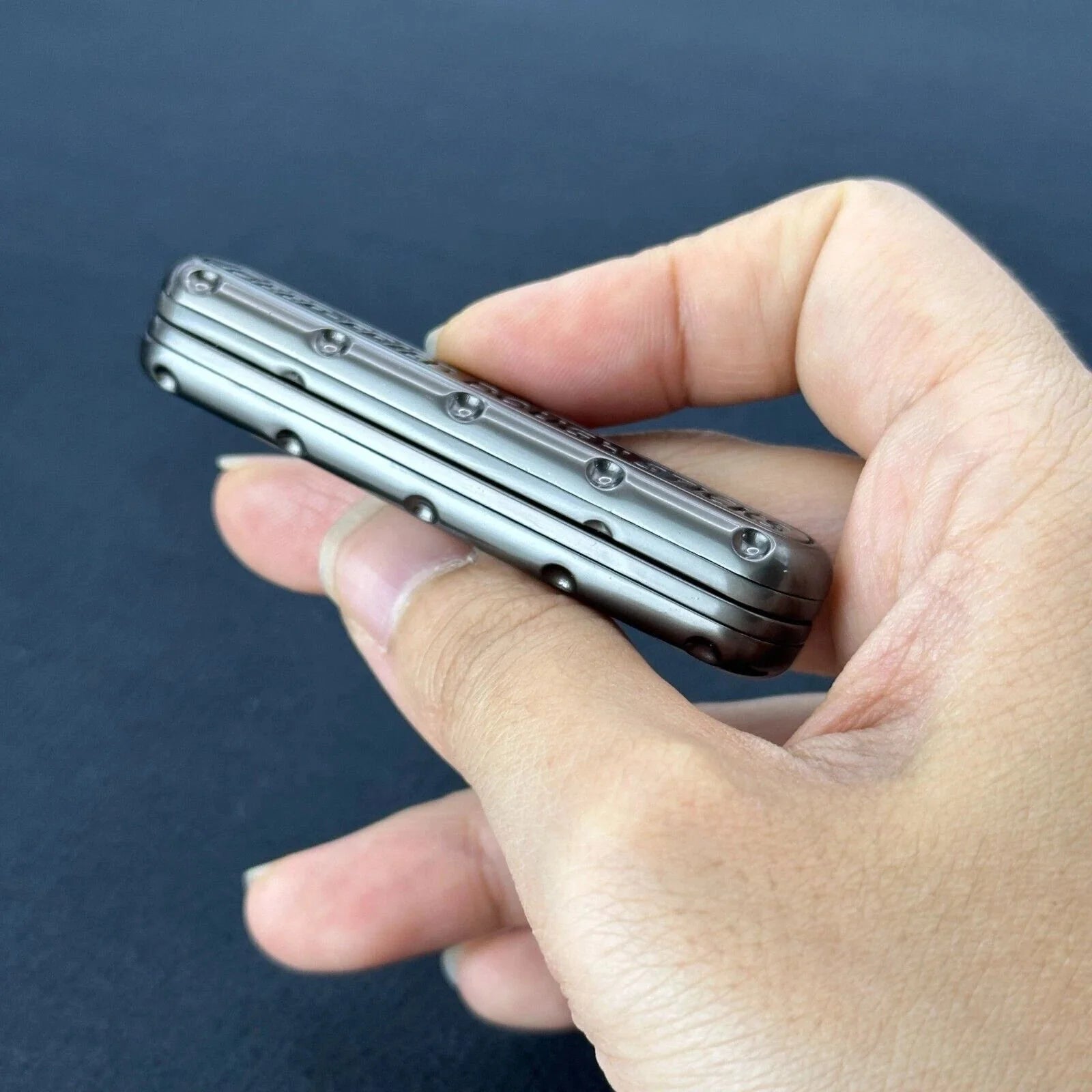 Fidget Slider Push Fried Stick PPB Desk Toy Adult Decompression Metal EDC Gifts 07FC0E-D4 - KOEEK [9]
