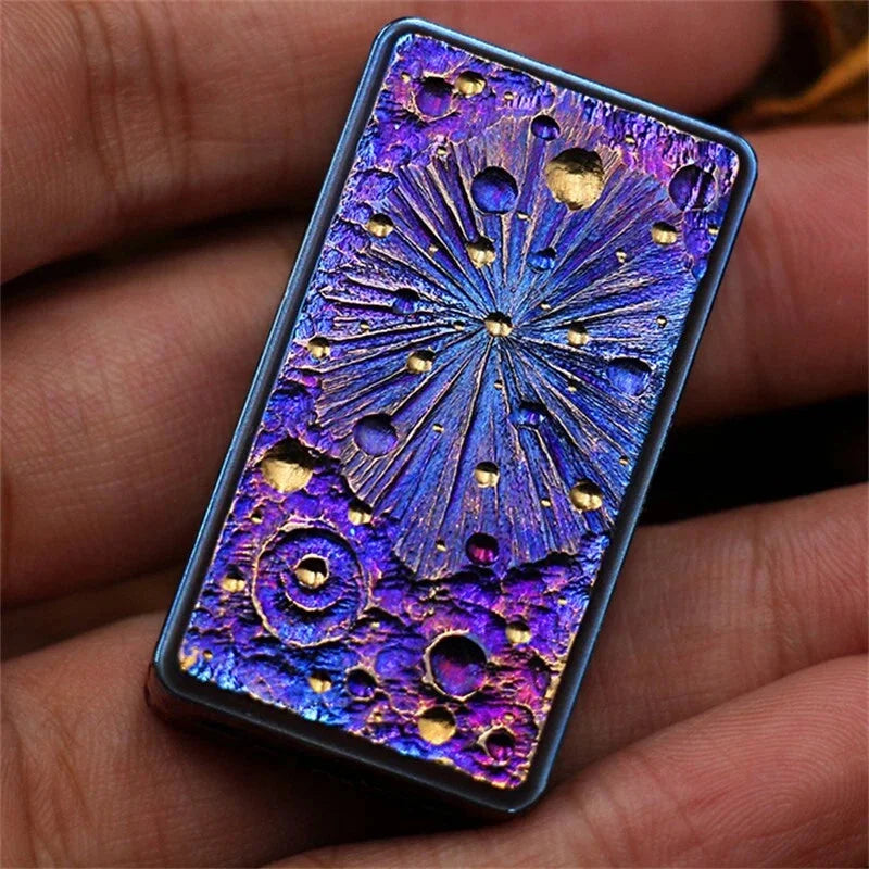 Fine Titanium Fidget Slider EDC Mechanical Fidget Toys Stress Relief Push Slider 07FC0E-D4 - KOEEK [8]