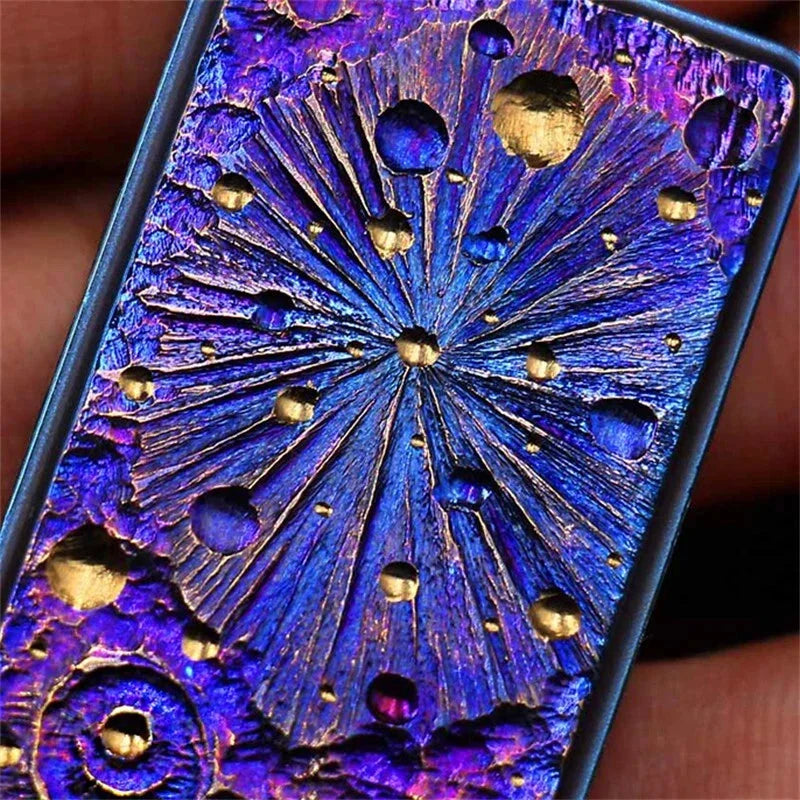 Fine Titanium Fidget Slider EDC Mechanical Fidget Toys Stress Relief Push Slider 07FC0E-D4 - KOEEK [9]