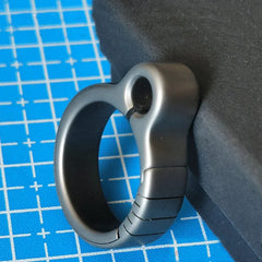 Frameless Safety Leisure Finger Ring Slingshots Titanium Shooting Catapult EDC 07FC0E-D4 - KOEEK [2]