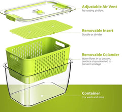 Fruit and vegetable storage box,set of 4 refrigerator storage containers 07FC0E-D4 - KOEEK [3]