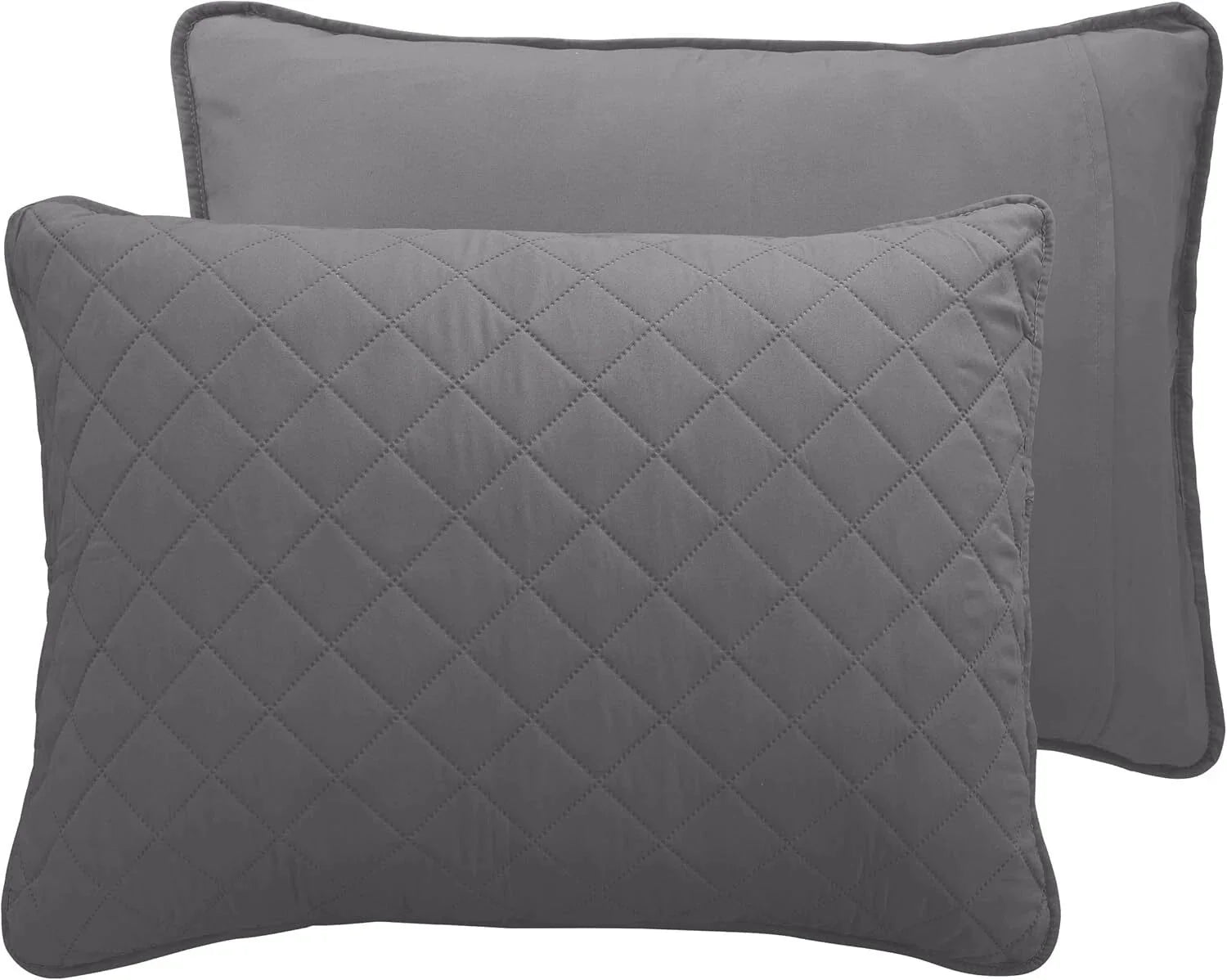 Full/Queen Size Reversible Quilt Set with 1 Quilt and 2 Pillow Shams 07FC0E-D4 - KOEEK [4]