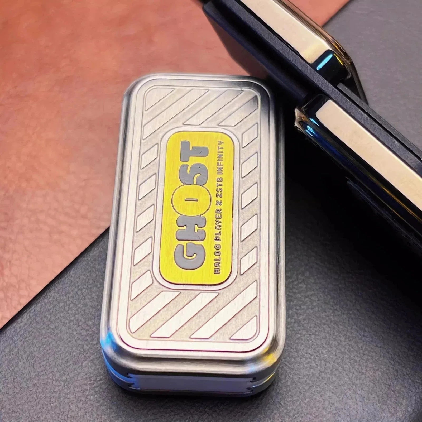Ghost Fidget Slider Tuning Fork Slider Metal EDC Fidget ADHD Anti-anxiety Toys 07FC0E-D4 - KOEEK [8]