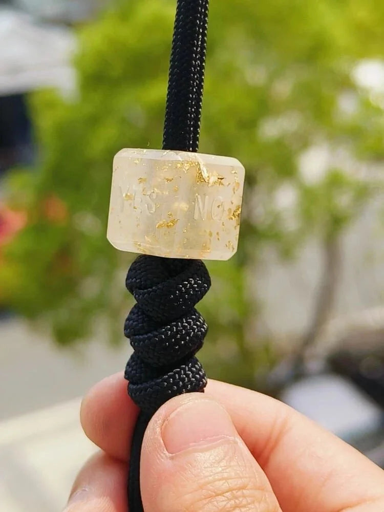 Glow in the Dark Knife Lanyard Bead Paracord Pendant Bracelet Making EDC Beads 07FC0E-D4 - KOEEK [10]