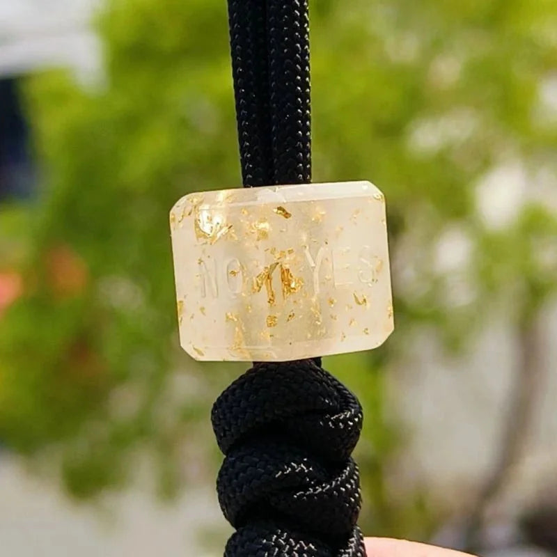 Glow in the Dark Knife Lanyard Bead Paracord Pendant Bracelet Making EDC Beads 07FC0E-D4 - KOEEK [3]