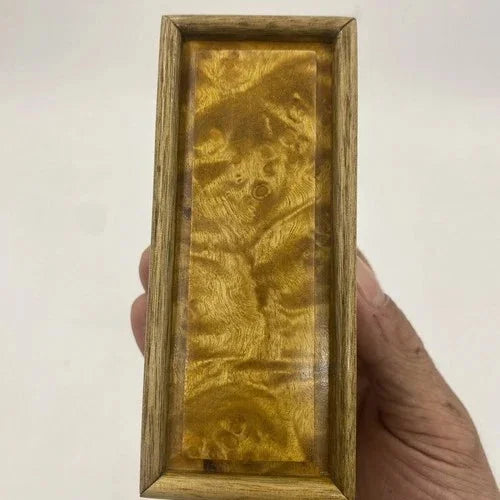 Golden Nanmu Jewelry Box Seal Case Random Color Wood Storage 07FC0E-D4 - KOEEK [2]