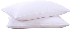 Goose Feather and Down White Pillows,  Soft Cotton Cover, Set of 2 07FC0E-D4 - KOEEK [1]