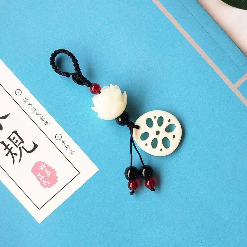 Grandmaster of Demonic Cultivation Wei Wuxian wangji Lotus Pendant Key Chain 07FC0E-D4 - KOEEK [5]