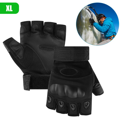 Tactical Military Half Finger Gloves Outdoor Sport Shooting Hunting Fingerless