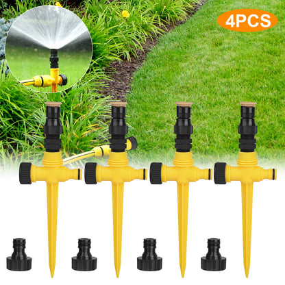 1-4x 360° Garden Lawn Automatic Sprinkler System