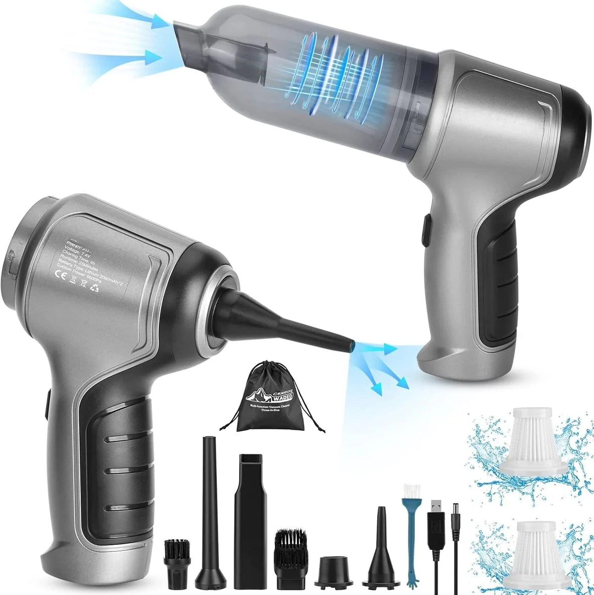 Handheld Cordless Vacuum Cleaner, 9000PA Portable Cordless Car Vacuum Cleaner 07FC0E-D4 - KOEEK [1]