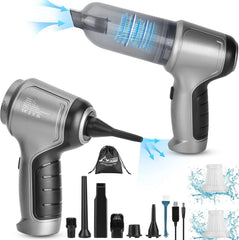Handheld Cordless Vacuum Cleaner, 9000PA Portable Cordless Car Vacuum Cleaner 07FC0E-D4 - KOEEK [1]