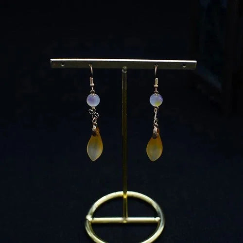 Hanfu Headpiece Set Glass Tassel Hairpin Ancient Style Hair Jewelry 07FC0E-D4 - KOEEK [7]