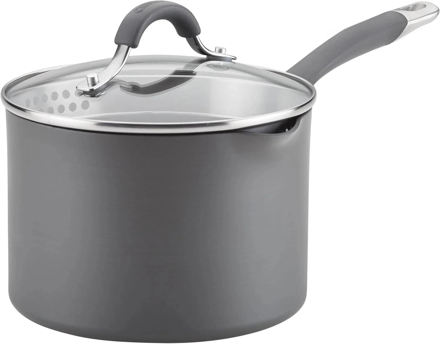 Hard Anodized Nonstick, 3-Quart, Gray 07FC0E-D4 - KOEEK [1]
