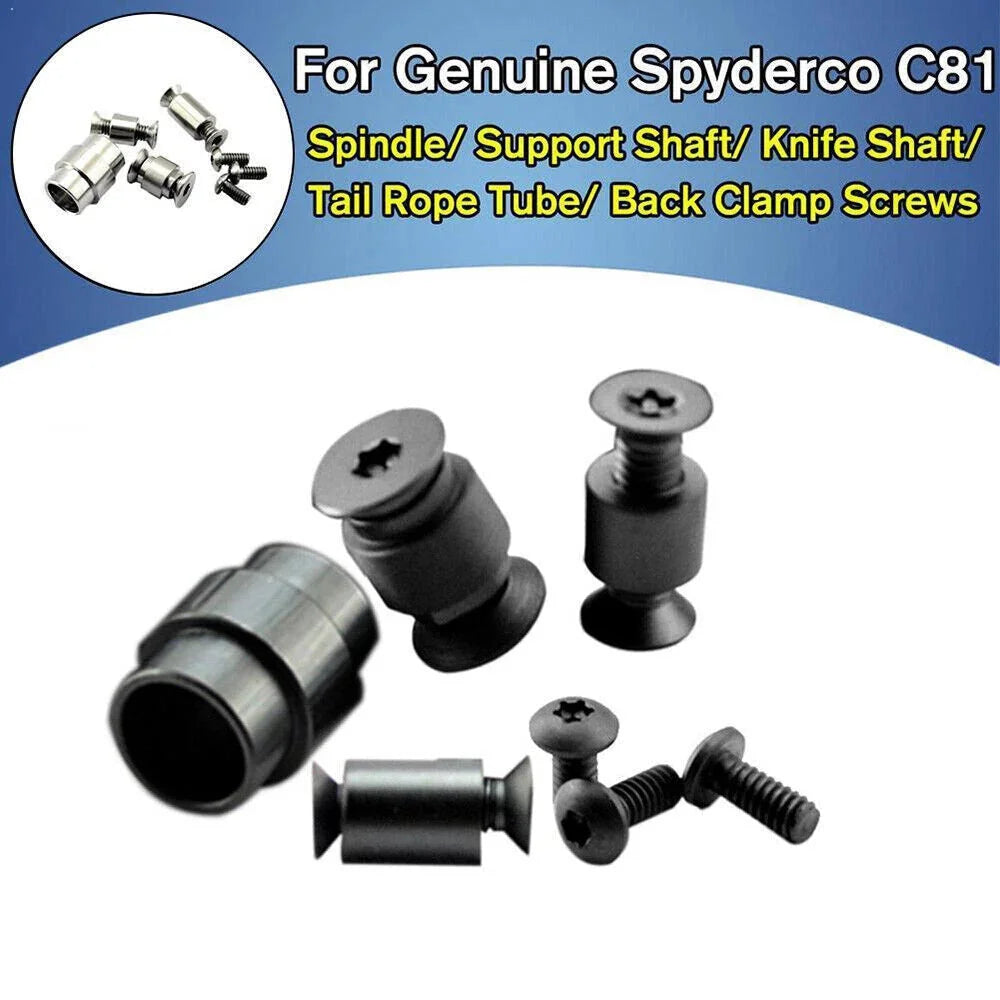 High Quality Titanium Complete Hardware kit For Spyderco Paramilitary 2 PM2 07FC0E-D4 - KOEEK [3]