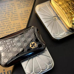 Honeycomb EDC Fidget Slider Toy Fun Infinite Push Haptic Slider Stress Relief 07FC0E-D4 - KOEEK [4]