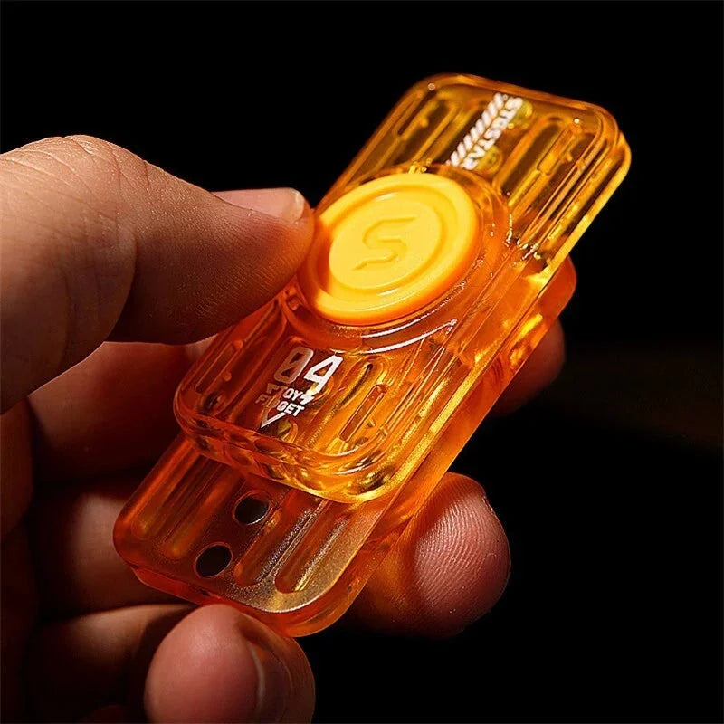 Hot 2 in 1 Multifunctional Fidget Toy Plastic Push Fidget Slider EDC Spinner 07FC0E-D4 - KOEEK [8]