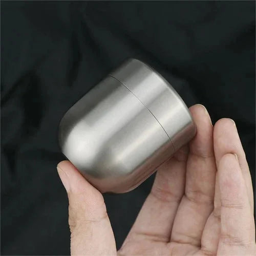 Hot EDC Titanium Waterproof Pill Holder Organizer Container Tea Storage Box 07FC0E-D4 - KOEEK [4]
