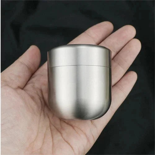 Hot EDC Titanium Waterproof Pill Holder Organizer Container Tea Storage Box 07FC0E-D4 - KOEEK [5]