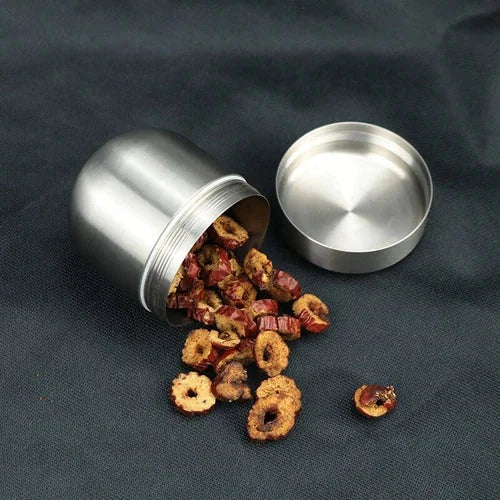 Hot EDC Titanium Waterproof Pill Holder Organizer Container Tea Storage Box 07FC0E-D4 - KOEEK [8]