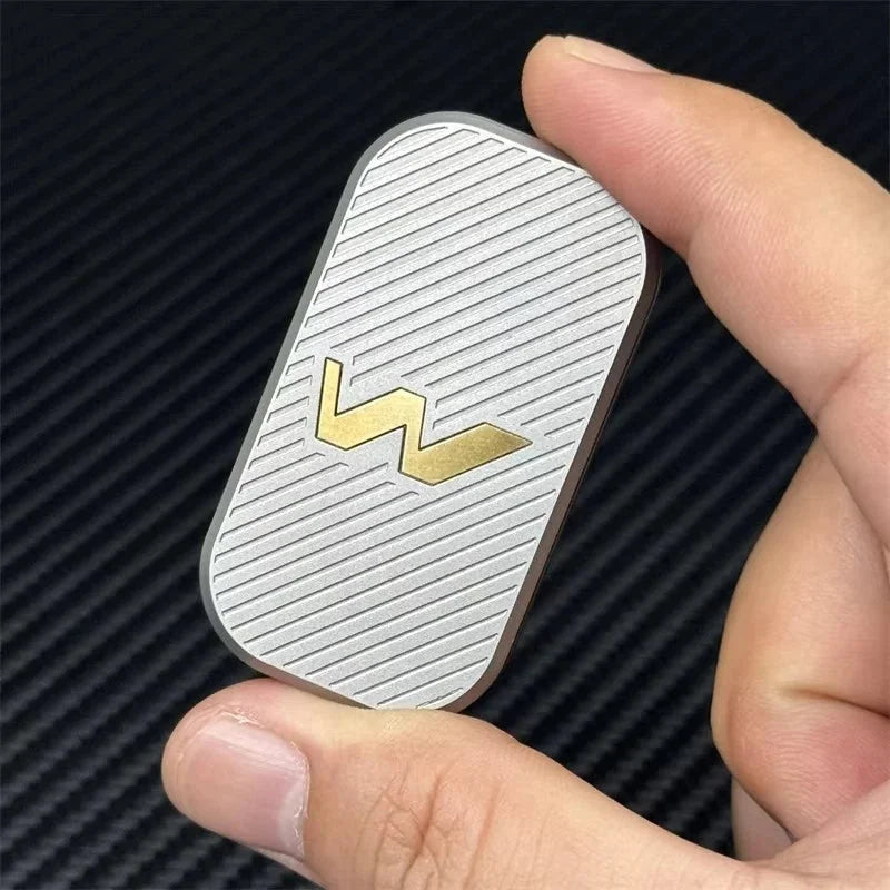 Hot Modern Simple Stainless Steel EDC Fidget Toy Mechanical Push Fidget Slider 07FC0E-D4 - KOEEK [2]
