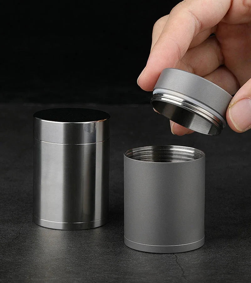 Hot TC4 Titanium Waterproof Large-capacity Storage Box Pill Container SealedTank 07FC0E-D4 - KOEEK [2]
