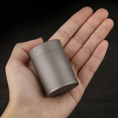 Hot TC4 Titanium Waterproof Large-capacity Storage Box Pill Container SealedTank 07FC0E-D4 - KOEEK [3]