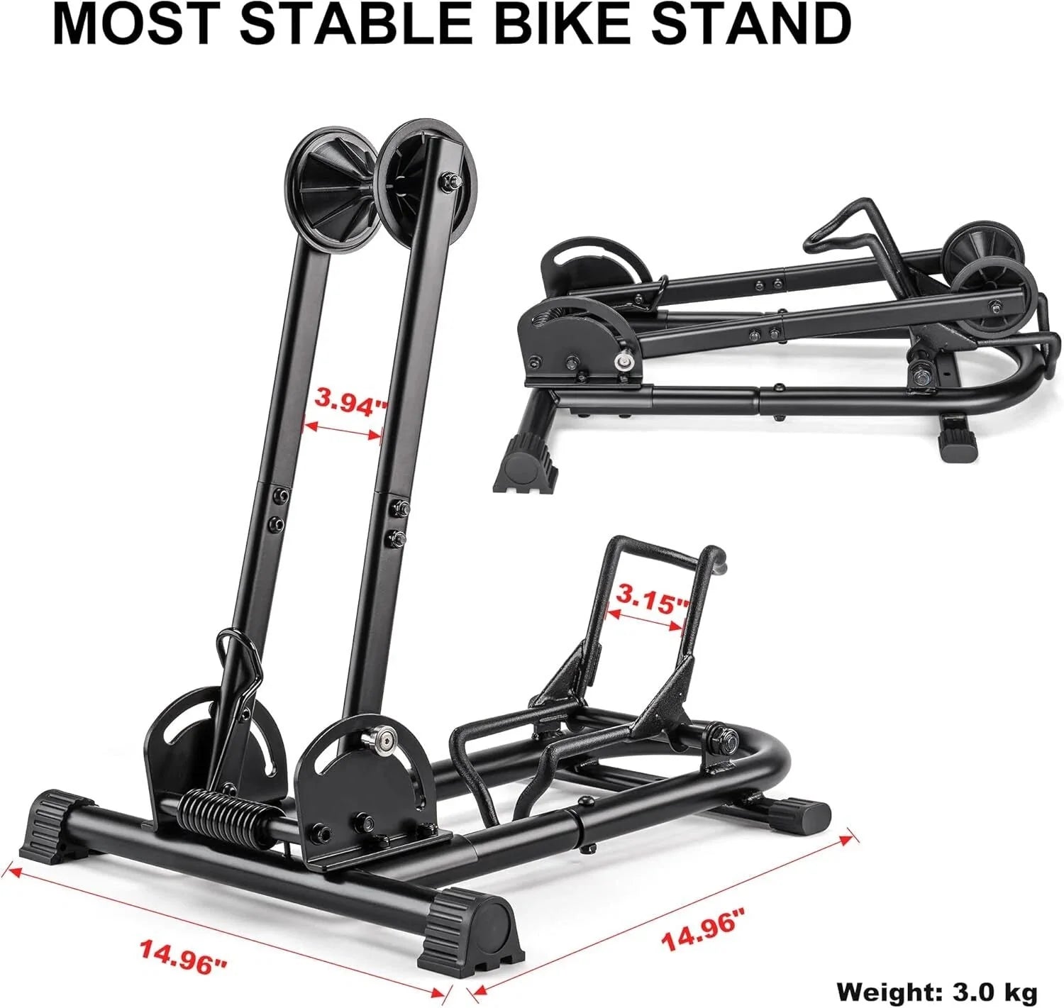 Indoor Bike Floor Rack - Bike Rack for Garage/Home 07FC0E-D4 - KOEEK [5]