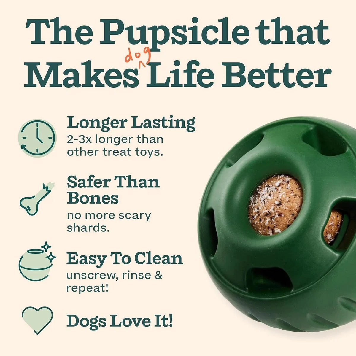 Interactive Dog Toys to Eliminate Boredom - Silicone Dog Treat Molds 07FC0E-D4 - KOEEK [1]