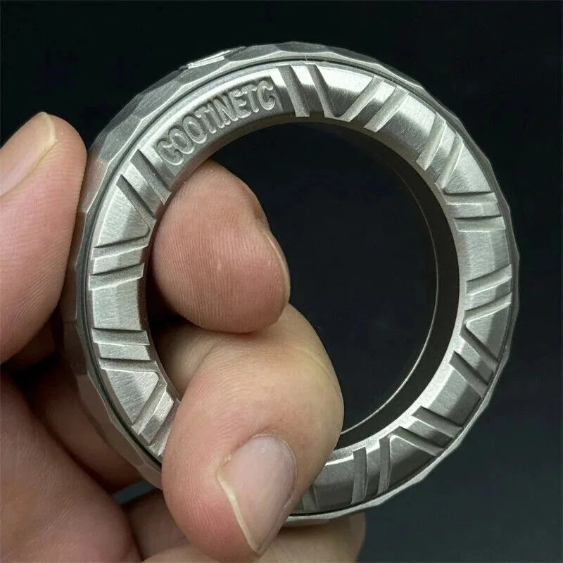 Irregular Fidget Ring EDC Stainless Steel Fidget Toy Relief Toy ADHD Toys HOT 07FC0E-D4 - KOEEK [4]