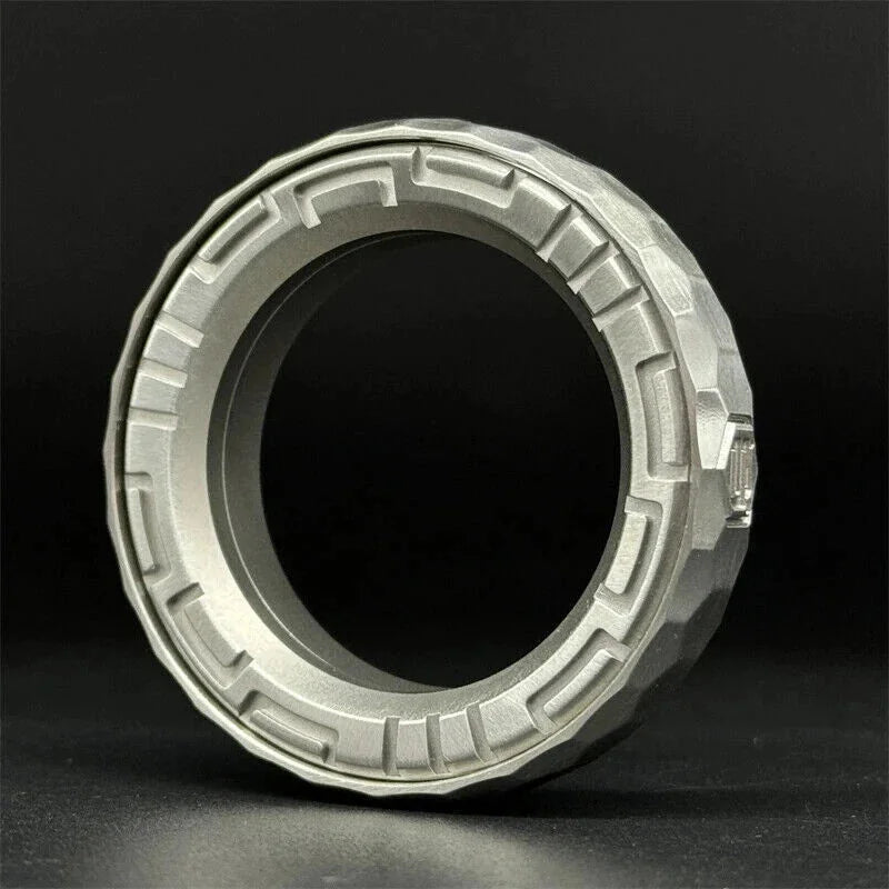 Irregular Fidget Ring EDC Stainless Steel Fidget Toy Relief Toy ADHD Toys HOT 07FC0E-D4 - KOEEK [7]