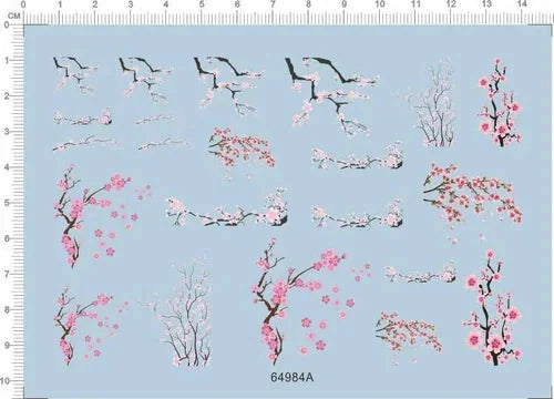 Japan Kantai Collection Yamashiro Kai Sakura F-14 F-15 Marking Water Slide Decal 07FC0E-D4 - KOEEK [1]