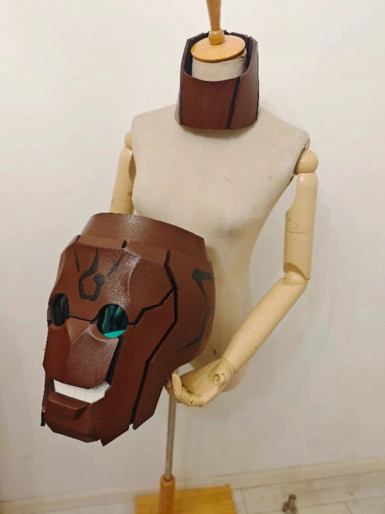Jujutsu Kaisen Mekamaru Cosplay 1:1 Wearable Helmet EVA Red Mask Halloween Props 07FC0E-D4 - KOEEK [4]