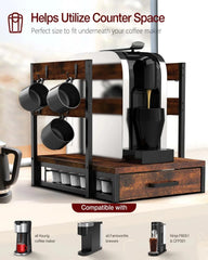 K-Cup Coffee Pod Drawer, 35 Pod Organizer with Cup Holder 07FC0E-D4 - KOEEK [1]