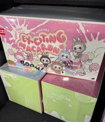 Kawaii The Monster Tasty Macarons Blind Box-POPMART Random Vinyl Toy Single Pack 07FC0E-D4 - KOEEK [3]