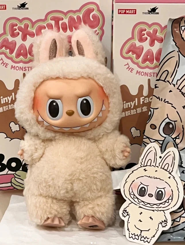 Kawaii The Monster Tasty Macarons Blind Box-POPMART Random Vinyl Toy Single Pack 07FC0E-D4 - KOEEK [6]