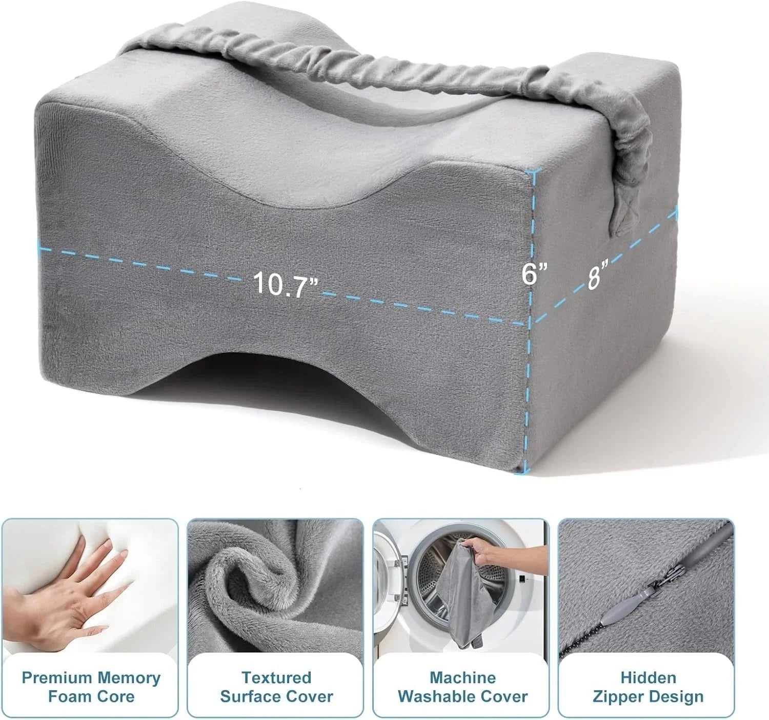 Kneepillow for side sleepers leg pillow for sciaticarelieves back and joint pain 07FC0E-D4 - KOEEK [6]