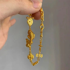 Koi Bead Bracelet Vintage Lucky Amulet Jewelry For Women Fashion Gift 07FC0E-D4 - KOEEK [1]