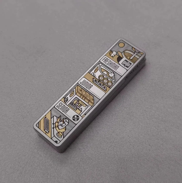 LAUTIE CHOC Mechanical Metal Direct Push Fingertip Push Card Limited 07FC0E-D4 - KOEEK [1]
