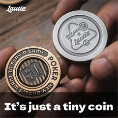 LAUTIE & DZ Co-ed “Showhand” Pocket Haptic Coin Fidget Toy Anxiety Desk Toy 07FC0E-D4 - KOEEK [3]