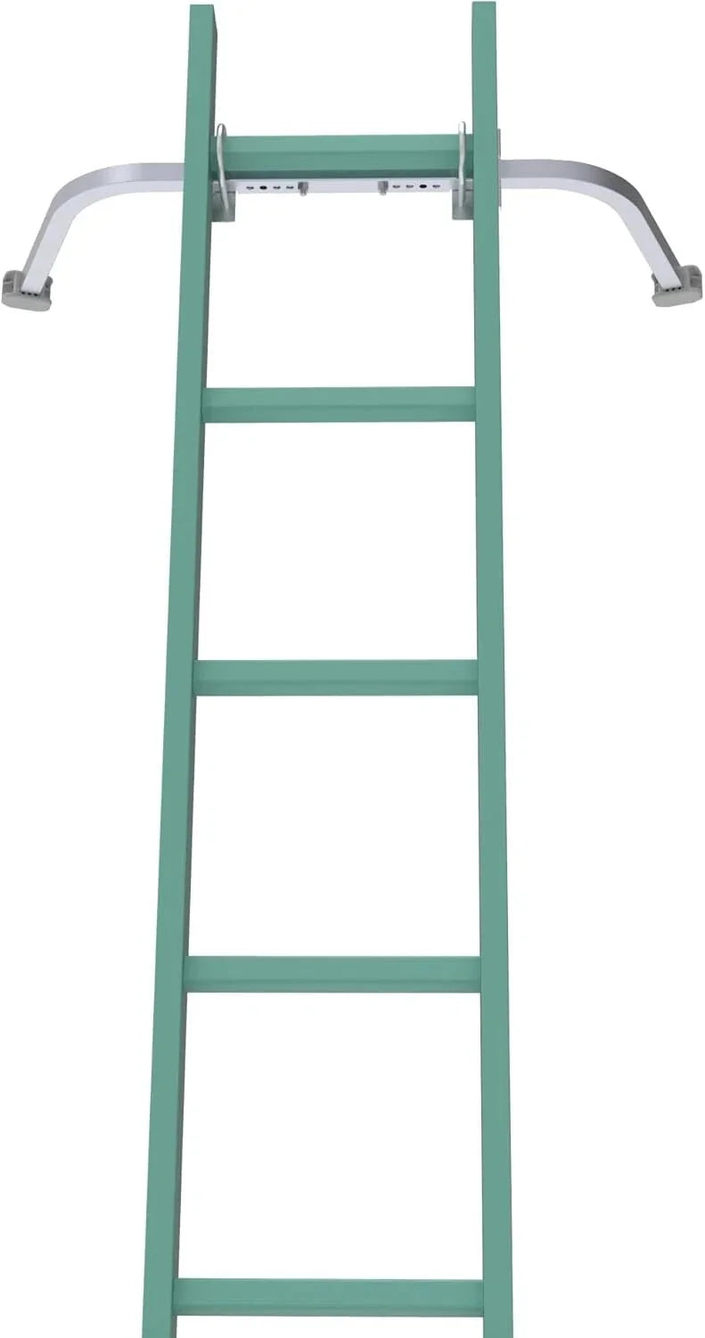 Ladder stabilizer with non-slip rubber backing pads to secure wall ladder hooks. 07FC0E-D4 - KOEEK [8]