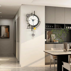 Large Wall Clocks for Living Room Decor Modern Pendulum Wall Clock Silent 07FC0E-D4 - KOEEK [2]