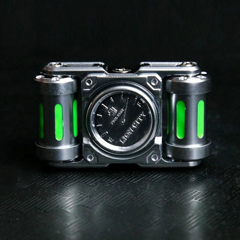 Luminous Punk Fidget Toy EDC Metal Fidget Spinner Stress Relief Toy Cool Gadget 07FC0E-D4 - KOEEK [3]