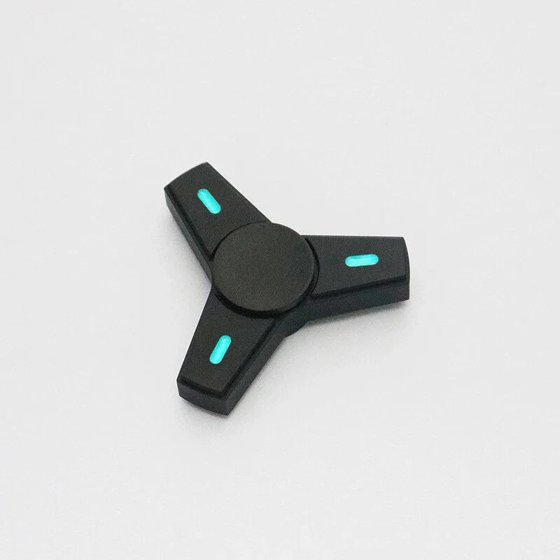 Luminous Threeleaf Fidget Spinner EDC Fidget Toys Metal Hand Spinner ADHD Tool 07FC0E-D4 - KOEEK [5]