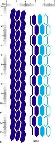MACROSS VALKYRIE honeycomb mesh Grid Model Kit Water Slide Decal ( For White ) 07FC0E-D4 - KOEEK [1]