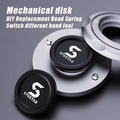 Magnetic Push Slider EDC Adult Fidget Toys Metal Spinner Ratchet Haptic EDC Gift 07FC0E-D4 - KOEEK [4]